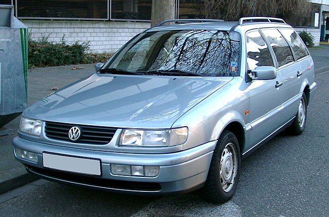 Volkswagen Passat B4, a 90s mid-size sedan with a classic design, fuel-efficient engines, and a VR6 performance option.